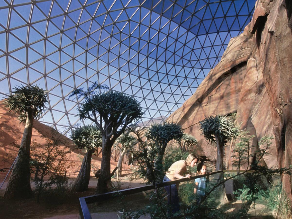 Omaha Henry Doorly Zoo and Aquarium desert dome interior